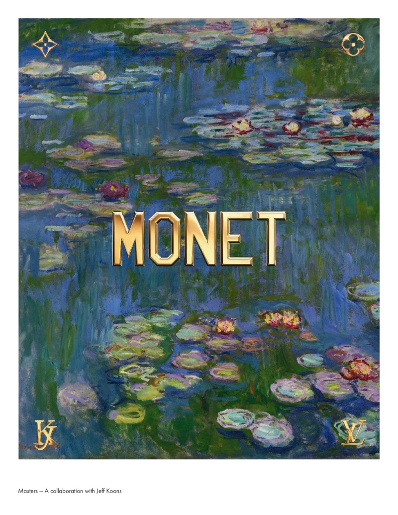 vuitton jeff koons monet