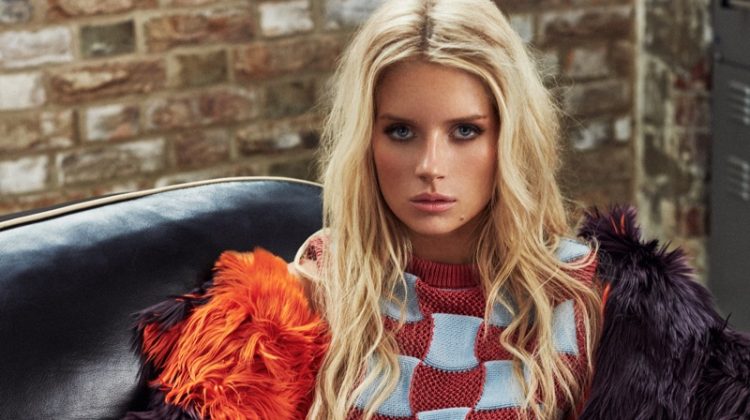 Lottie Moss Poses in Retro Inspired Styles for ELLE Russia