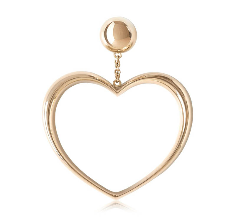 Magdalena Frackowiak Jewelry Heart Hoop Earrings $4,928