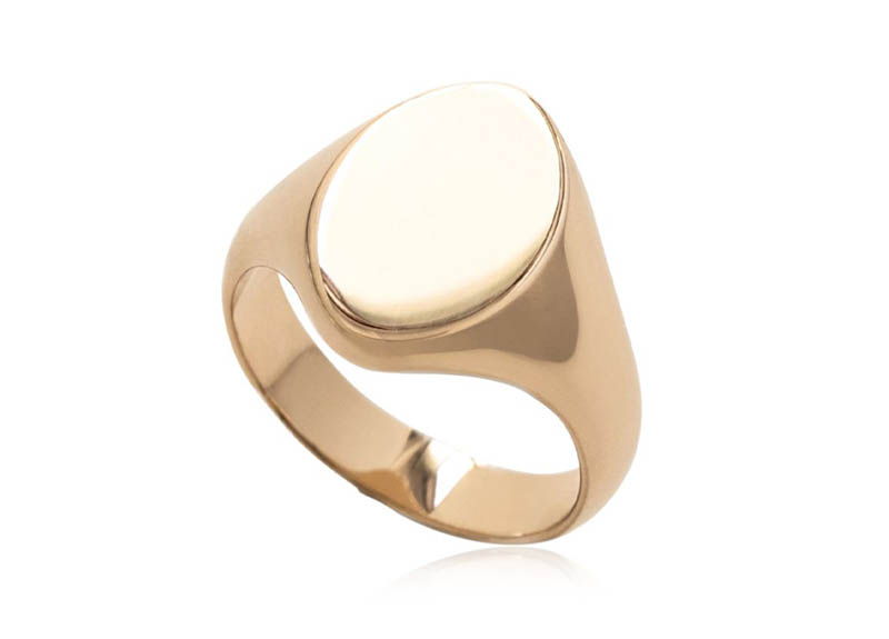 Magdalena Frackowiak Jewelry Oval Signet Ring $1,838