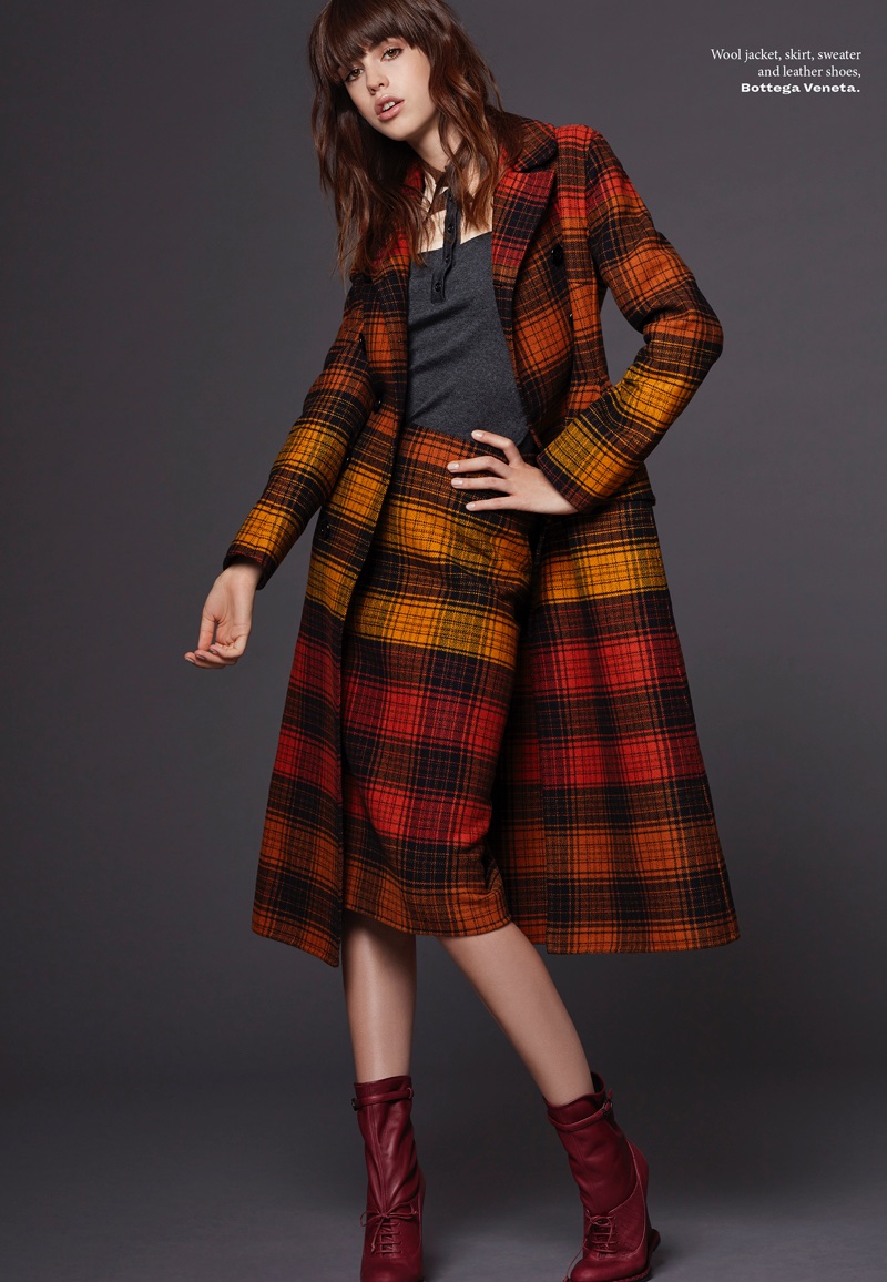 Mayka Merino Poses in Menswear Inspired Looks for  L’Officiel Singapore