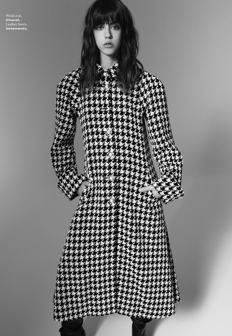 Mayka Merino Poses in Menswear Inspired Looks for  L’Officiel Singapore