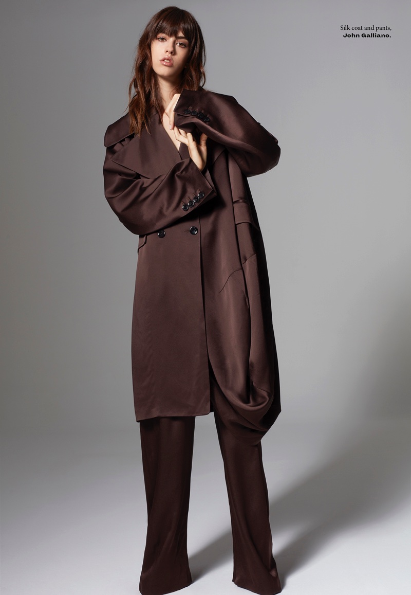 Mayka Merino Poses in Menswear Inspired Looks for  L’Officiel Singapore