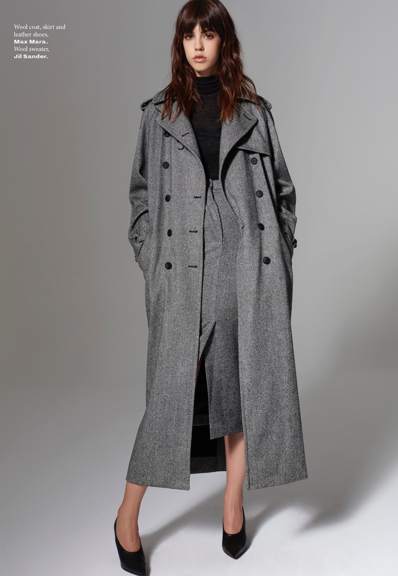 Mayka Merino Poses in Menswear Inspired Looks for  L’Officiel Singapore