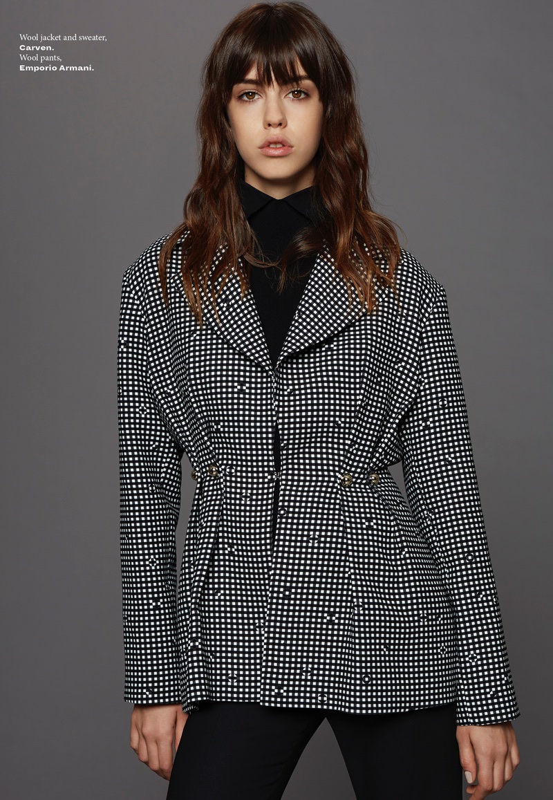 Mayka Merino Poses in Menswear Inspired Looks for  L’Officiel Singapore