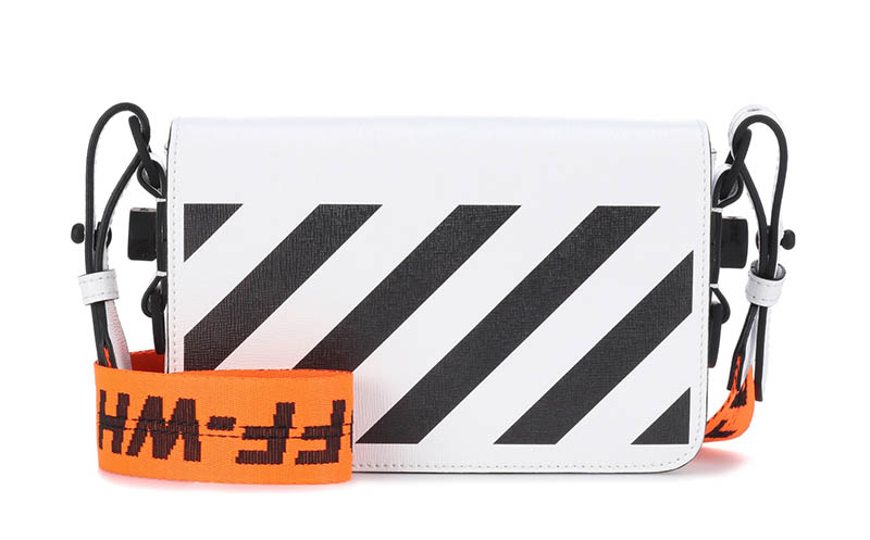 Off-White Binder Clip Leather Shoulder Bag $850