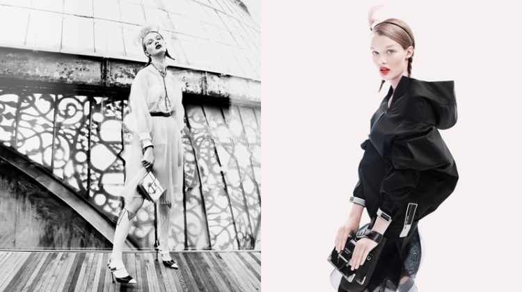 Kris Grikaite Continues As Prada Muse for Brand’s Resort 2018 Campaign