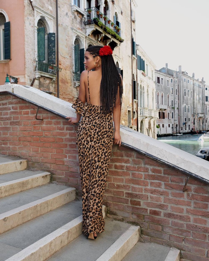 Reformation Ferrara Dress in Leopard $388