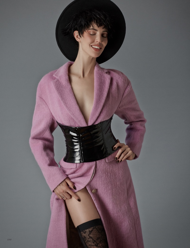 Ruby Aldridge Poses in Elegant Looks for Harper's Bazaar Kazakhstan