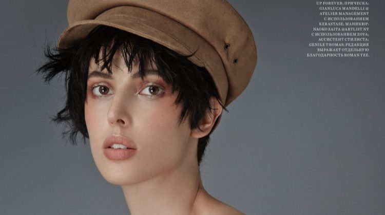 Ruby Aldridge Poses in Elegant Looks for Harper’s Bazaar Kazakhstan