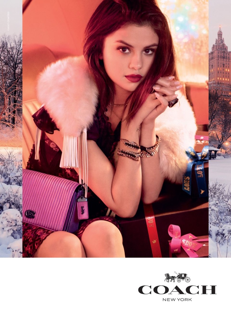 Selena Gomez stars in Coach's Holiday 2017 campaign