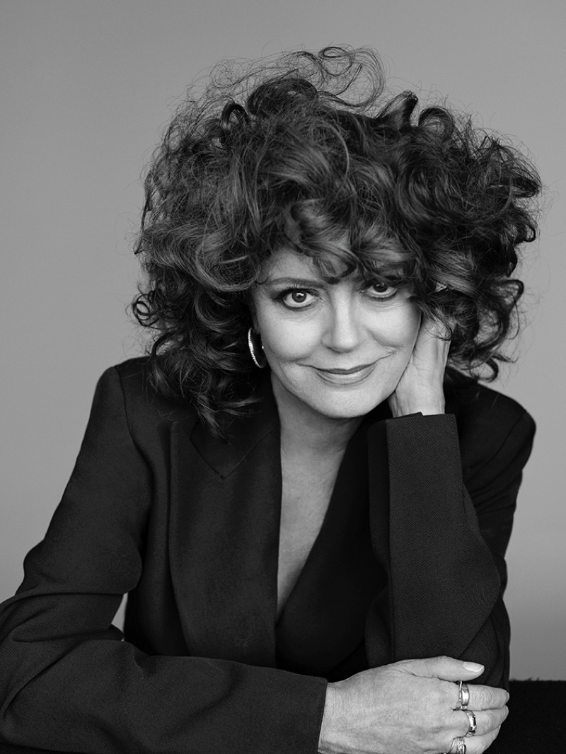 Susan Sarandon Wears Chic Suiting in ELLE UK Cover Shoot – Fashion Gone