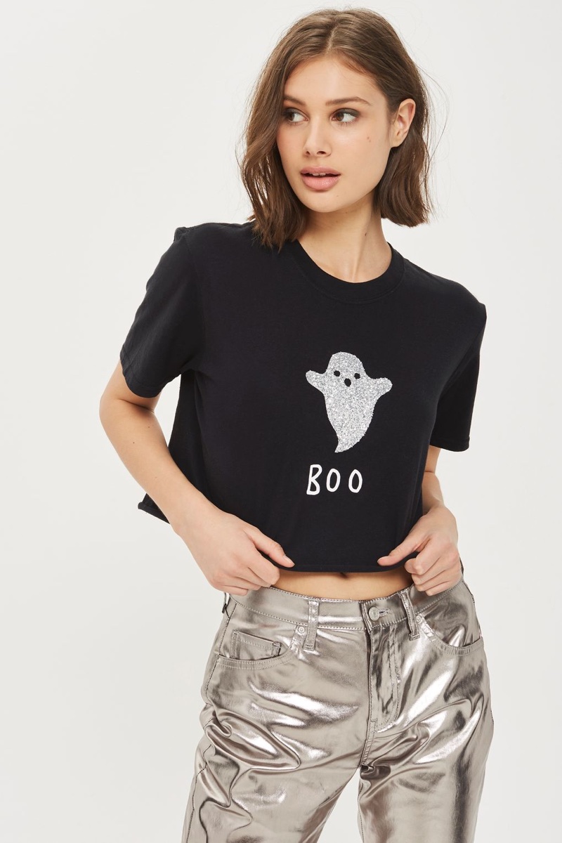 Topshop Boo Slogan Ghost T-Shirt $30