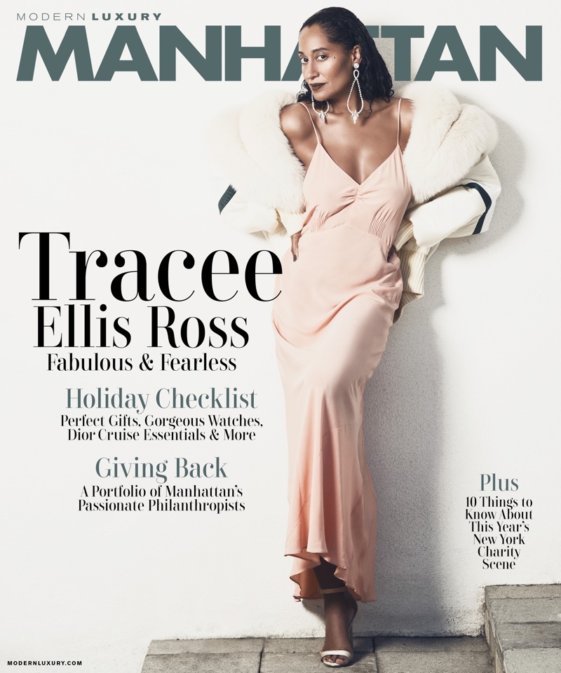 Actress Tracee Ellis Ross graces Modern Luxury Manhattan November 2017 Cover