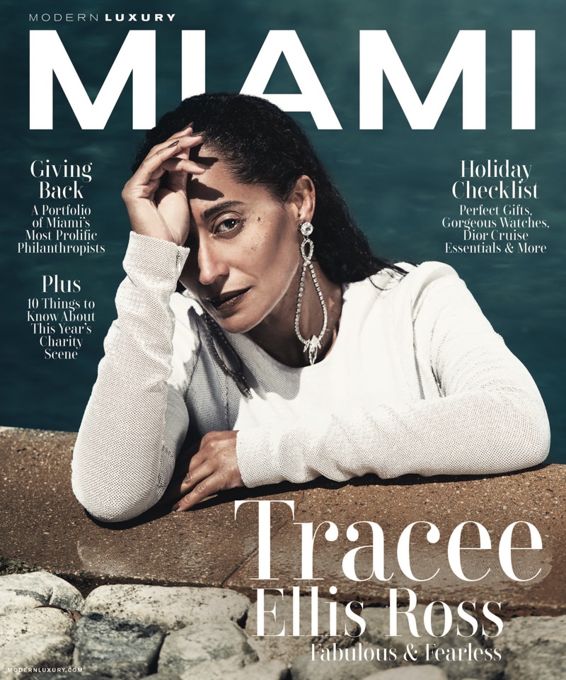 Tracee Ellis Ross on Modern Luxury Miami November 2017 Cover