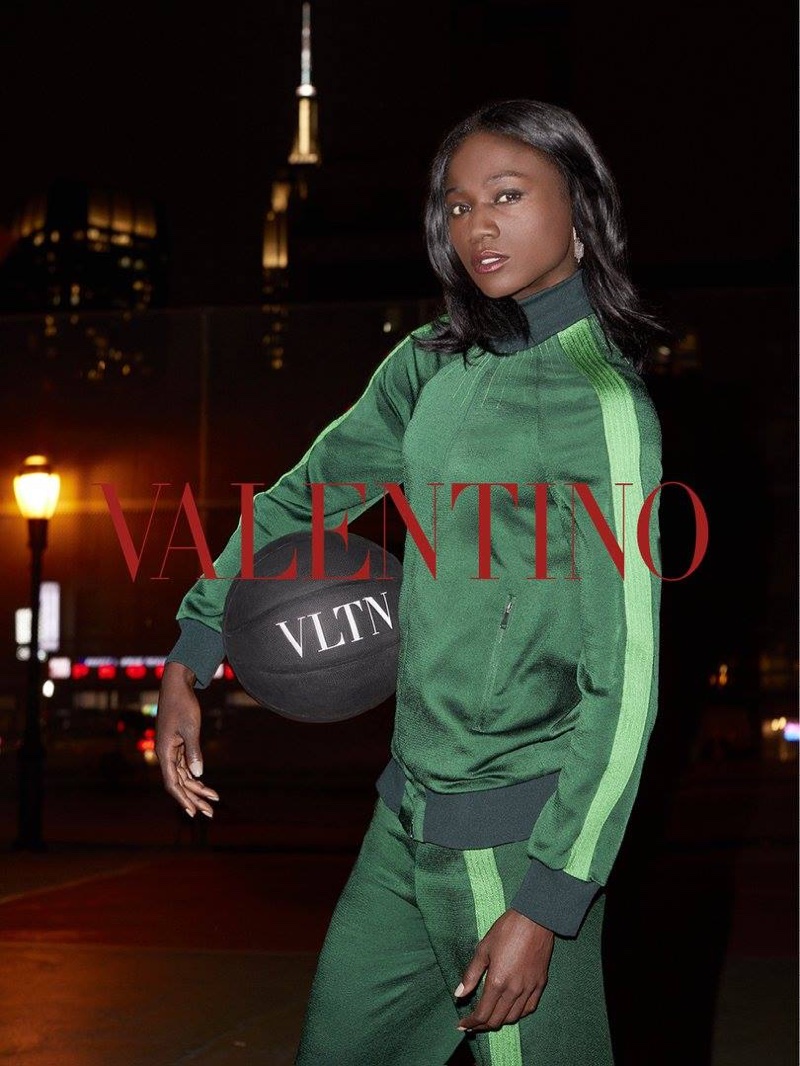 Tori Bowie stars in Valentino’s resort 2018 campaign