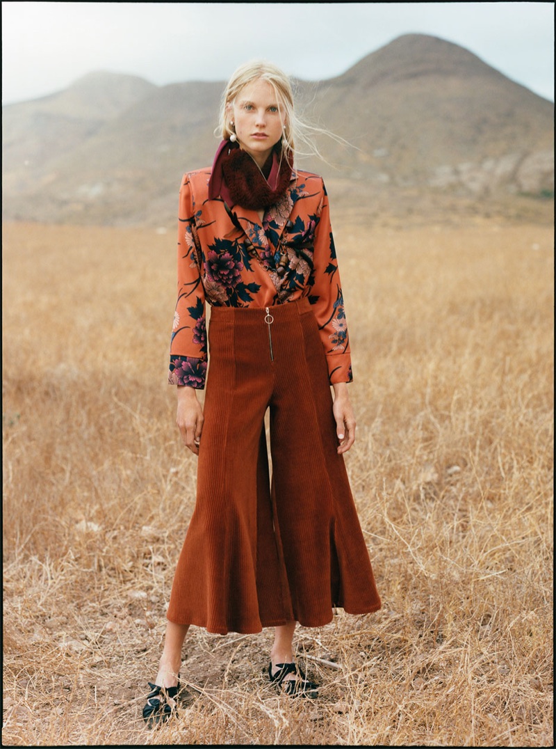Zara Western Style Fall 2017 Lookbook 