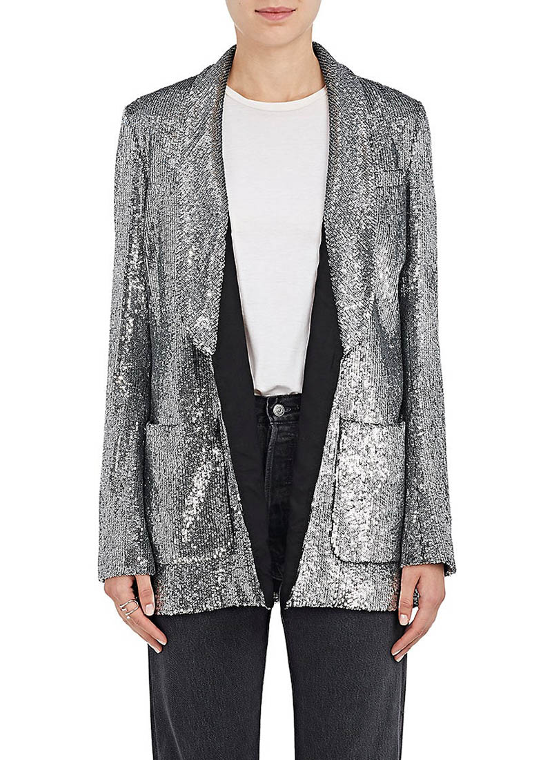 A.L.C. Sequined Open-Front Blazer $695