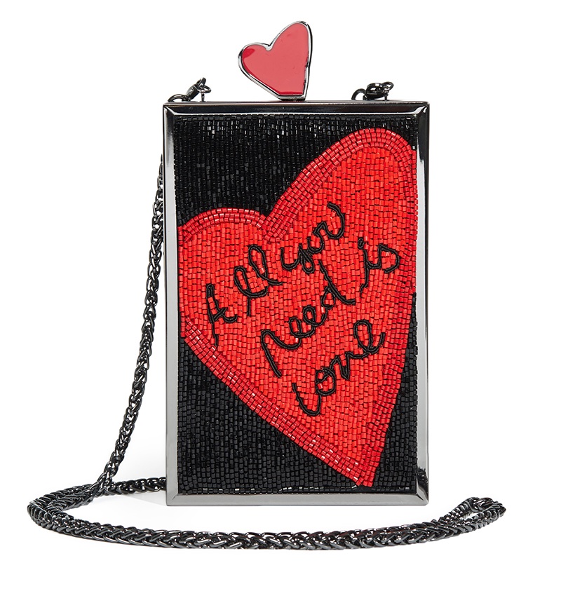 Alice + Olivia x The Beatles All You Need is Love Clutch $495