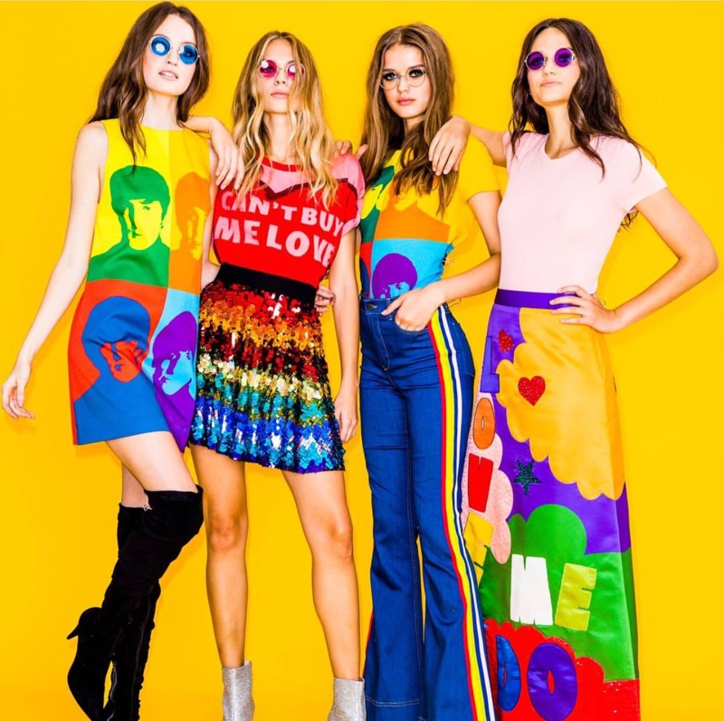 Alice + Olivia x The Beatles clothing collaboration