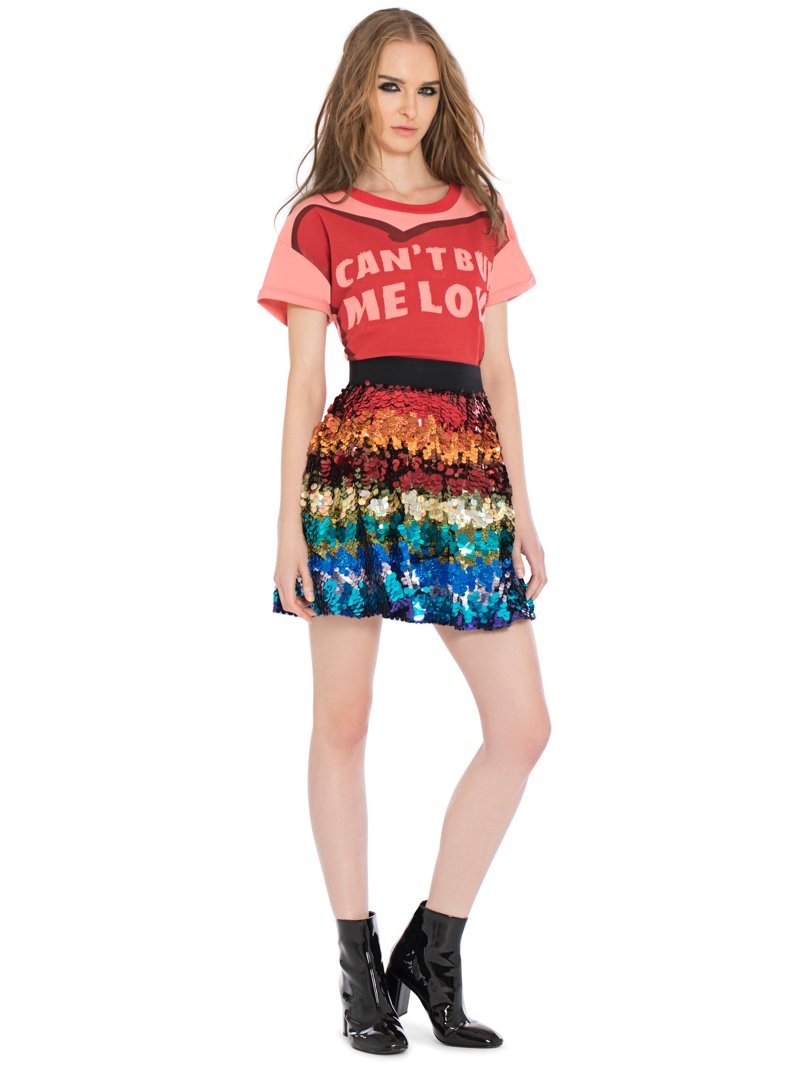 Alice + Olivia x The Beatles Palmer Applique Tee $195