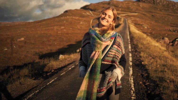 Constance Jablonski, Amber Valletta Take to Scotland for Anthropologie’s November Catalog