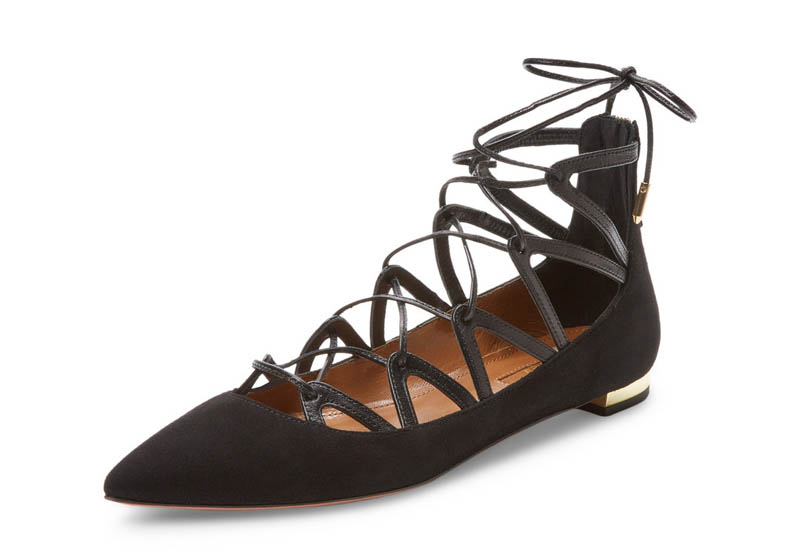 Aquazzura Maya Leather Flat $289 (previously $750)