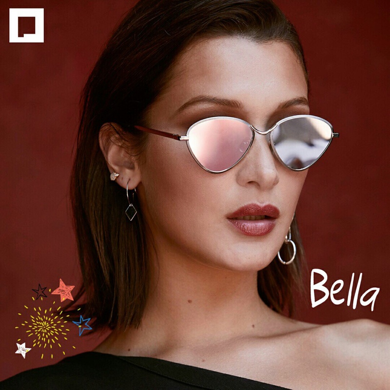 Model Bella Hadid rocks sunglasses in Penshoppe Holiday 2017 campaign