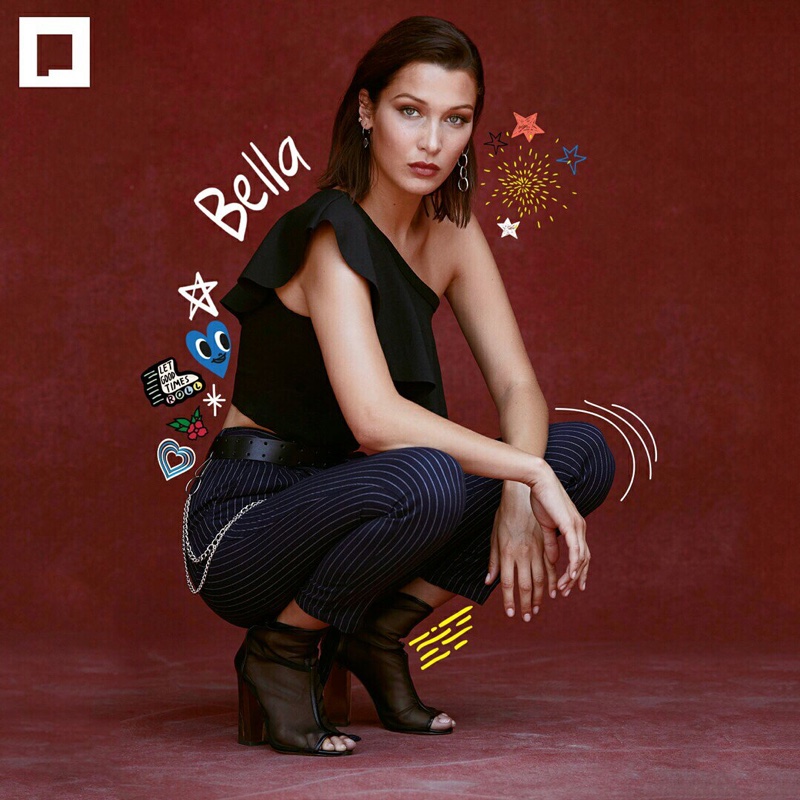 An image from Penshoppe's Holiday 2017 campaign starring Bella Hadid