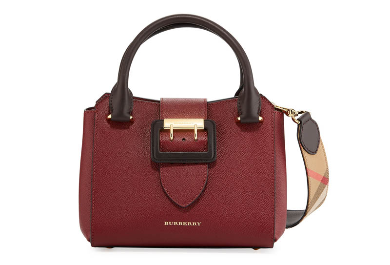 Burberry Small Soft Grain Leather Tote Bag $1,495