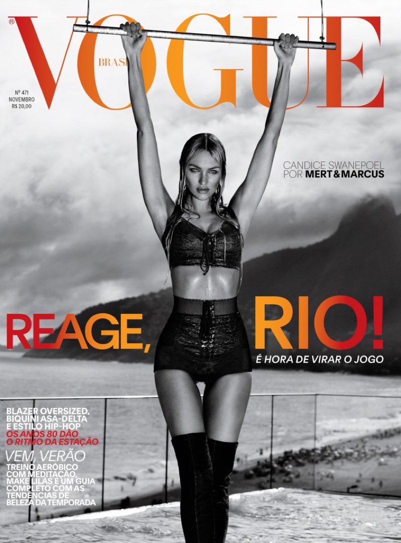 Candice Swanepoel on Vogue Brazil November 2017 Cover