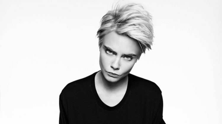 Cara Delevingne Rocks Armani Exchange’s Bold T-Shirts