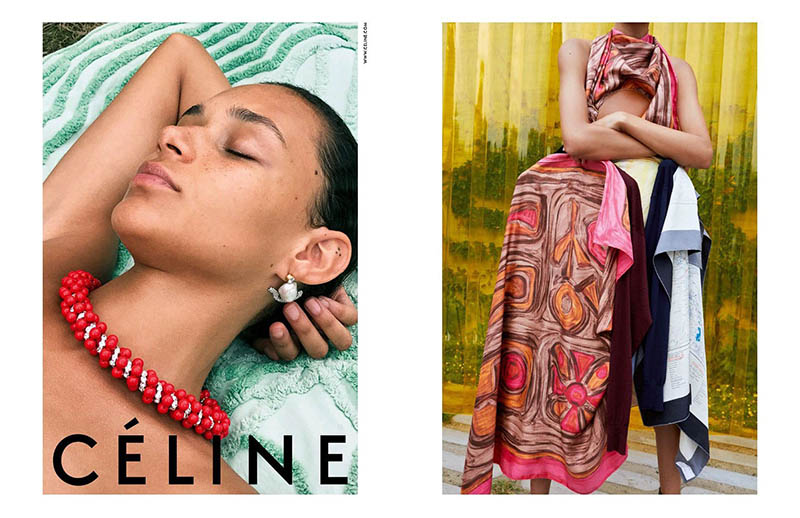 Binx Walton stars in Celine's resort 2018 campaign