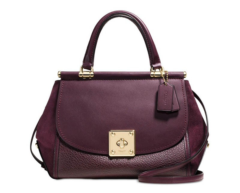 Coach 'Drifter' Mixed Leather Handbag $357 (previously $595)