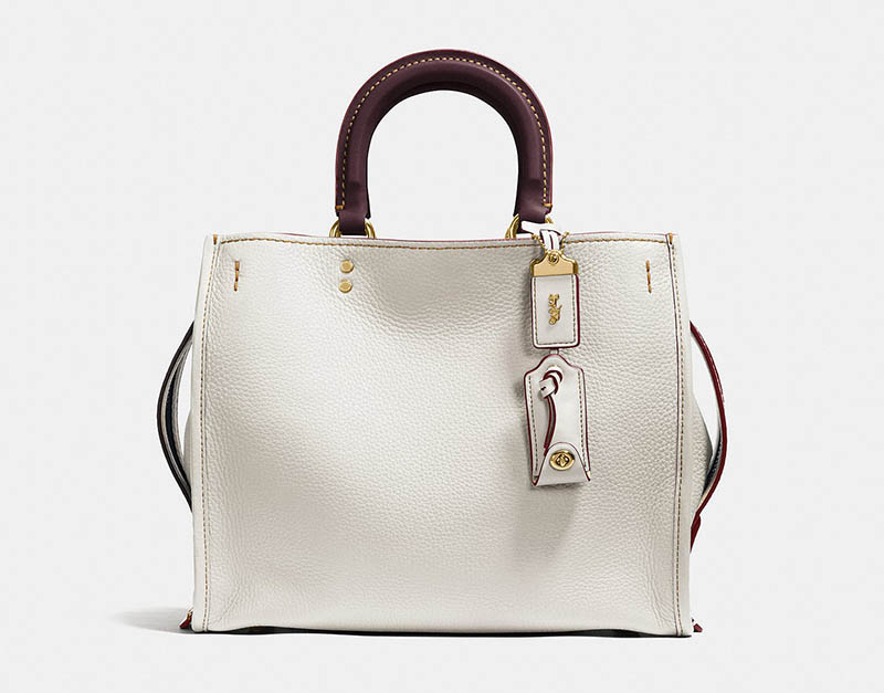 Coach Rogue Bag in Chalk/Brass $795