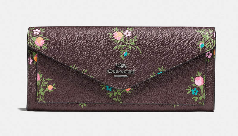 Coach Soft Wallet with Cross Stitch Floral Print $105 (previously $150)