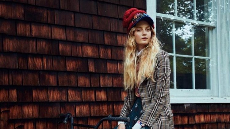 Codie Young Layers Up in Autumn Fashions for Glamour Germany