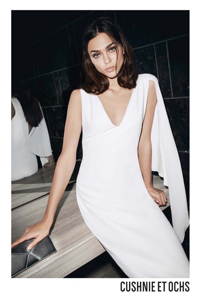 Cushnie et Ochs spotlights white dress for resort 2018 campaign