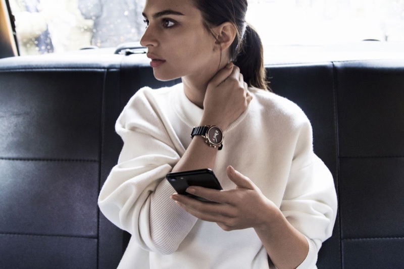 DKNY Minute taps Emily Ratajkowski for new smartwatch campaign
