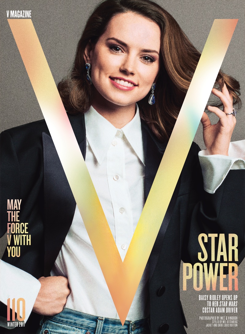 Daisy Ridley on V Magazine  #110 Winter 2017 Cover