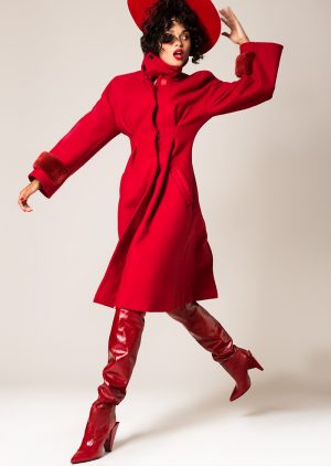 Daniela Braga Poses in Red-Hot Fashions for Harper's Bazaar – Fashion ...