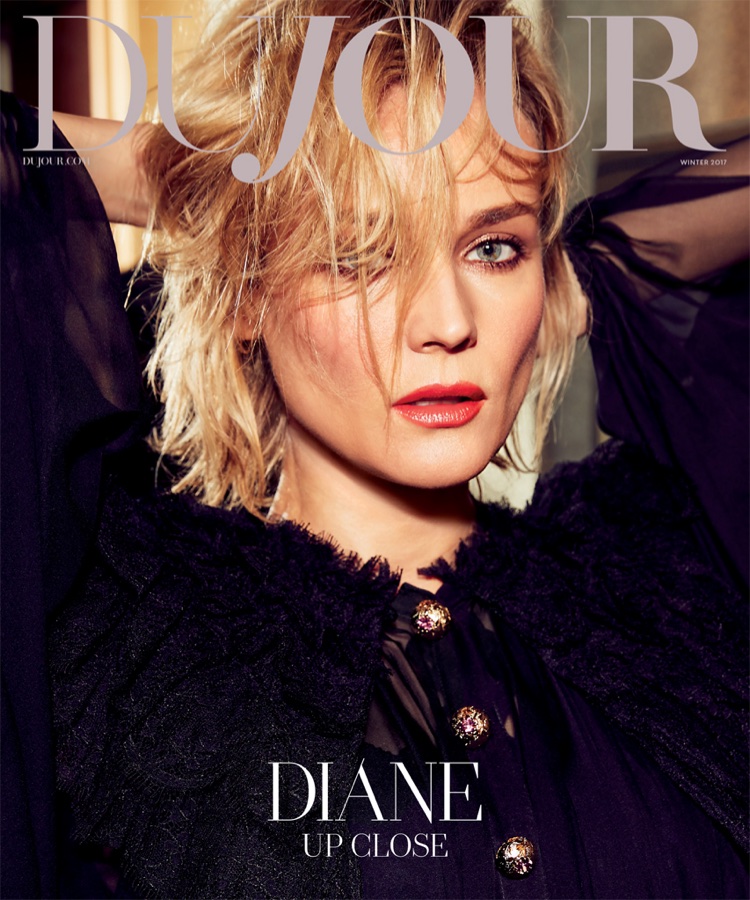 Diane Kruger Wears Chic Ensembles in DuJour Magazine – Fashion Gone Rogue