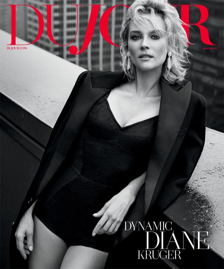 Diane Kruger Wears Chic Ensembles in DuJour Magazine – Fashion Gone Rogue