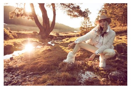 Elena Perminova Poses in Rugged Styles for Marie Claire Turkey Elena Perminova Poses in Rugged Styles for Marie Claire Turkey