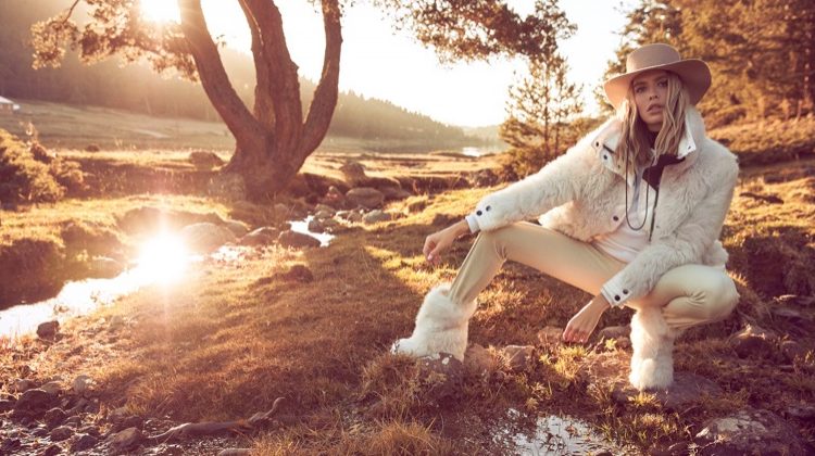 Elena Perminova Poses in Rugged Styles for Marie Claire Turkey