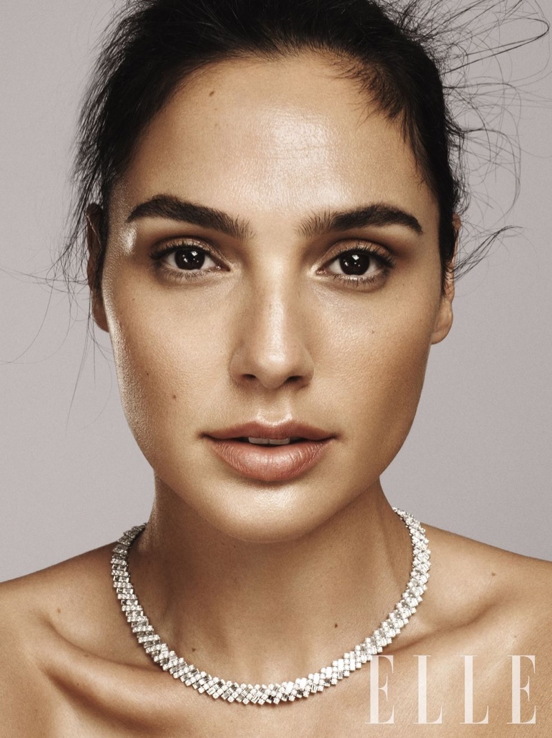 Actress Gal Gadot wears Cartier necklace