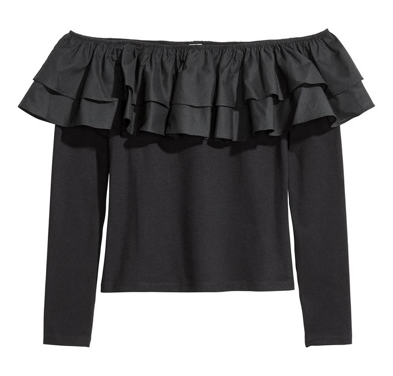 H&M Off-the-Shoulder Top $5 (previously $13)
