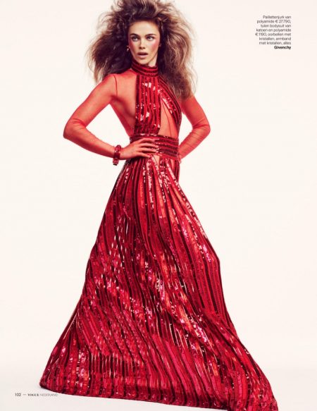 Jena Goldsack Poses in Party Ready Looks for Vogue Netherlands Jena Goldsack Poses in Party Ready Looks for Vogue Netherlands
