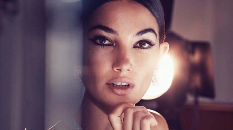 Lily Aldridge Channels Her Inner Movie Star for Harper’s Bazaar Arabia