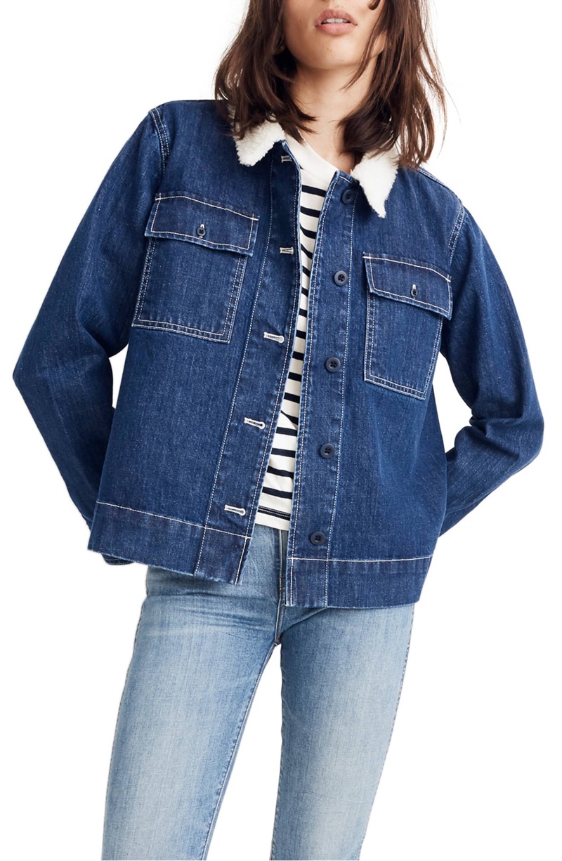 Madewell Denim Northward Crop Army Jacket $82.80 (previously $138)